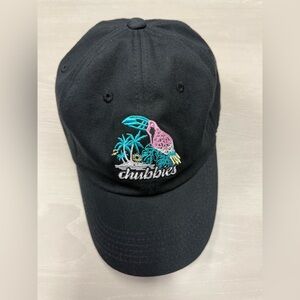Chubbies Mens Black Tropical Toucan‎ Embroidered Baseball Hat Cap Adjustable